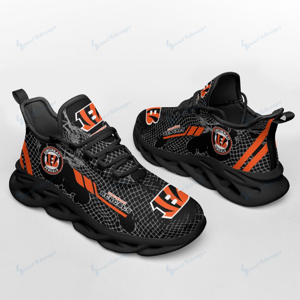 Cincinnati Bengals Max Soul Shoes Sneakers for Men And Women – NFL Football Fan Shoes, Team Sneakers - Image 4