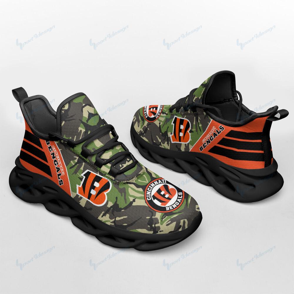 Cincinnati Bengals Max Soul Shoes Sneakers for Men And Women – NFL Football Fan Shoes, Team Sneakers - Image 4