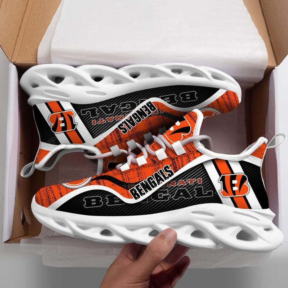 Cincinnati Bengals Max Soul Shoes Sneakers for Men And Women – NFL Football Fan Shoes, Team Sneakers - Image 3