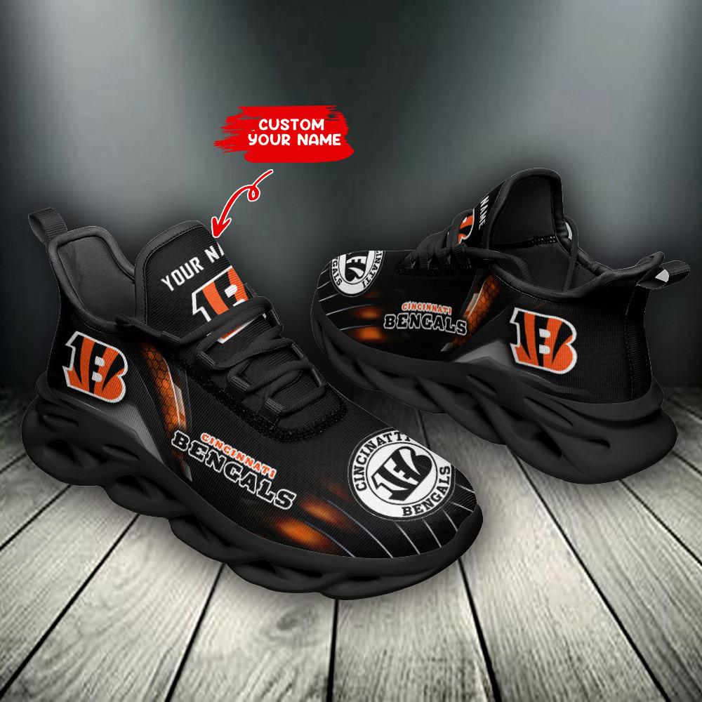 Cincinnati Bengals Max Soul Shoes Sneakers for Men And Women – NFL Football Fan Shoes, Team Sneakers - Image 4