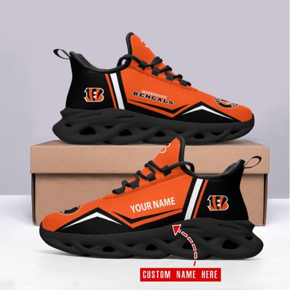 Cincinnati Bengals Max Soul Shoes Sneakers for Men And Women – NFL Football Fan Shoes, Team Sneakers - Image 5
