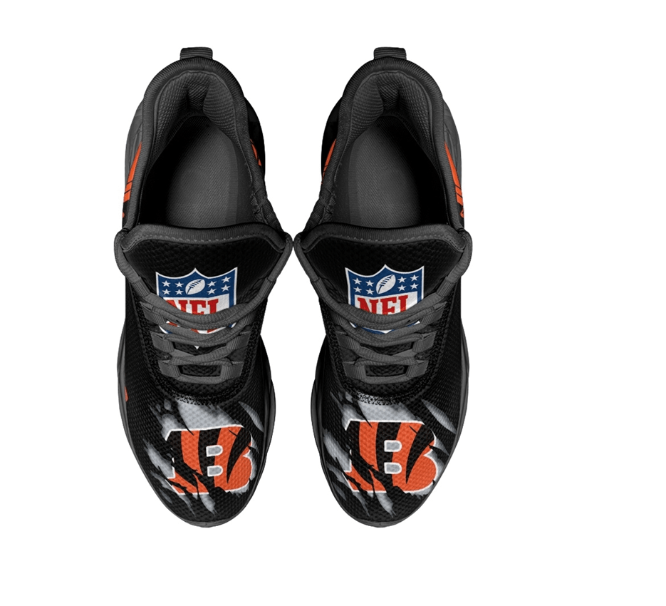Cincinnati Bengals Max Soul Shoes Sneakers for Men And Women – NFL Football Fan Shoes, Team Sneakers - Image 4