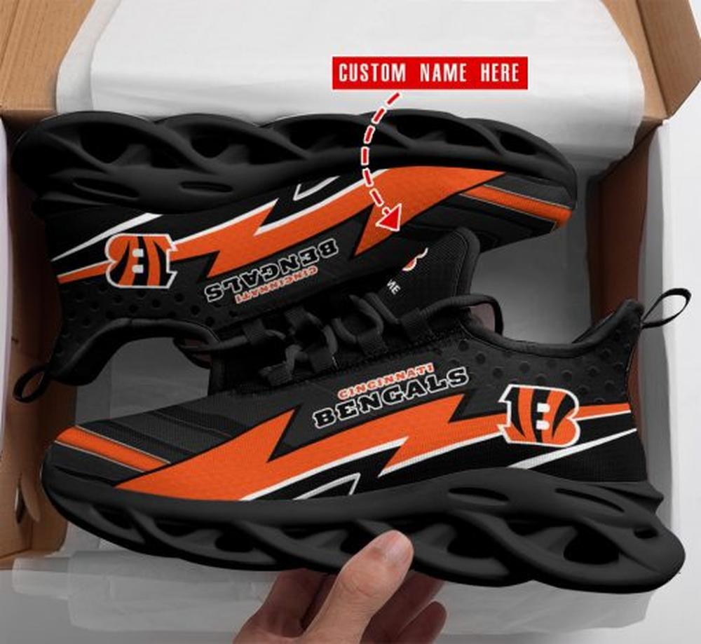 Cincinnati Bengals Max Soul Shoes Sneakers for Men And Women – NFL Football Fan Shoes, Team Sneakers - Image 5