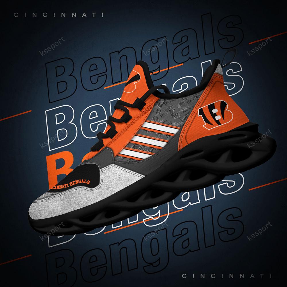 Cincinnati Bengals Max Soul Shoes Sneakers for Men And Women – NFL Football Fan Shoes, Team Sneakers - Image 4