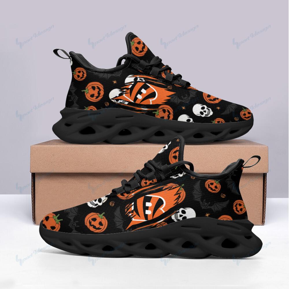 Cincinnati Bengals Max Soul Shoes Sneakers for Men And Women – NFL Football Fan Shoes, Team Sneakers - Image 3
