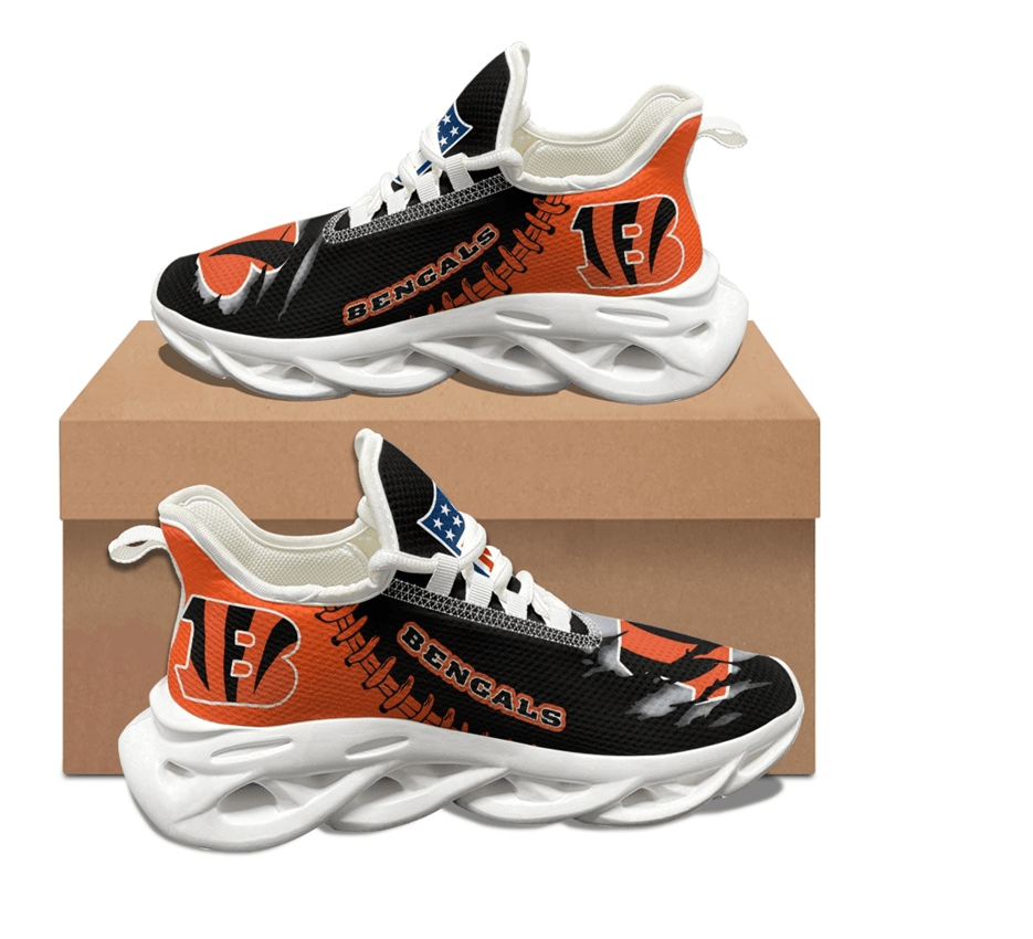 Cincinnati Bengals Max Soul Shoes Sneakers for Men And Women – NFL Football Fan Shoes, Team Sneakers - Image 7