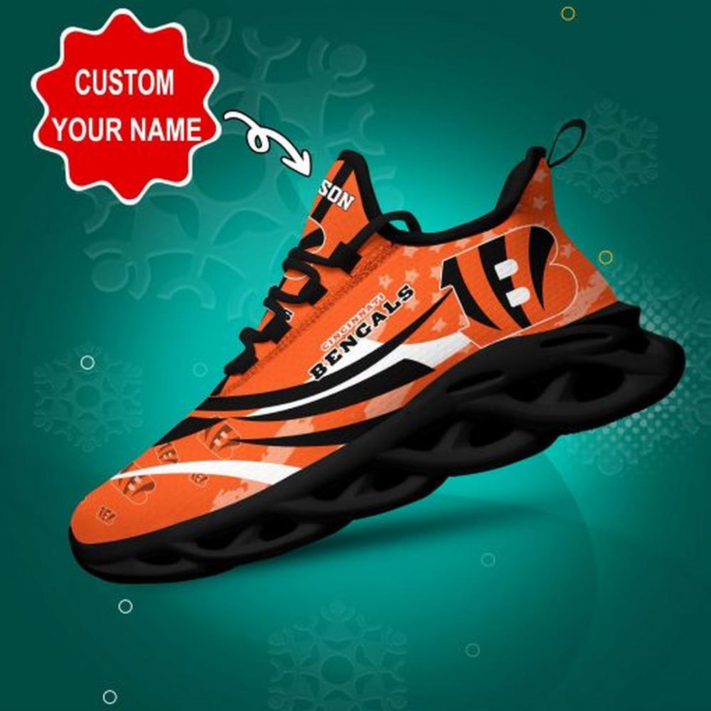 Cincinnati Bengals Max Soul Shoes Sneakers for Men And Women – NFL Football Fan Shoes, Team Sneakers - Image 6
