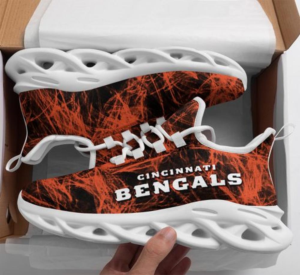Cincinnati Bengals Max Soul Shoes Sneakers for Men And Women – NFL Football Fan Shoes, Team Sneakers - Image 3
