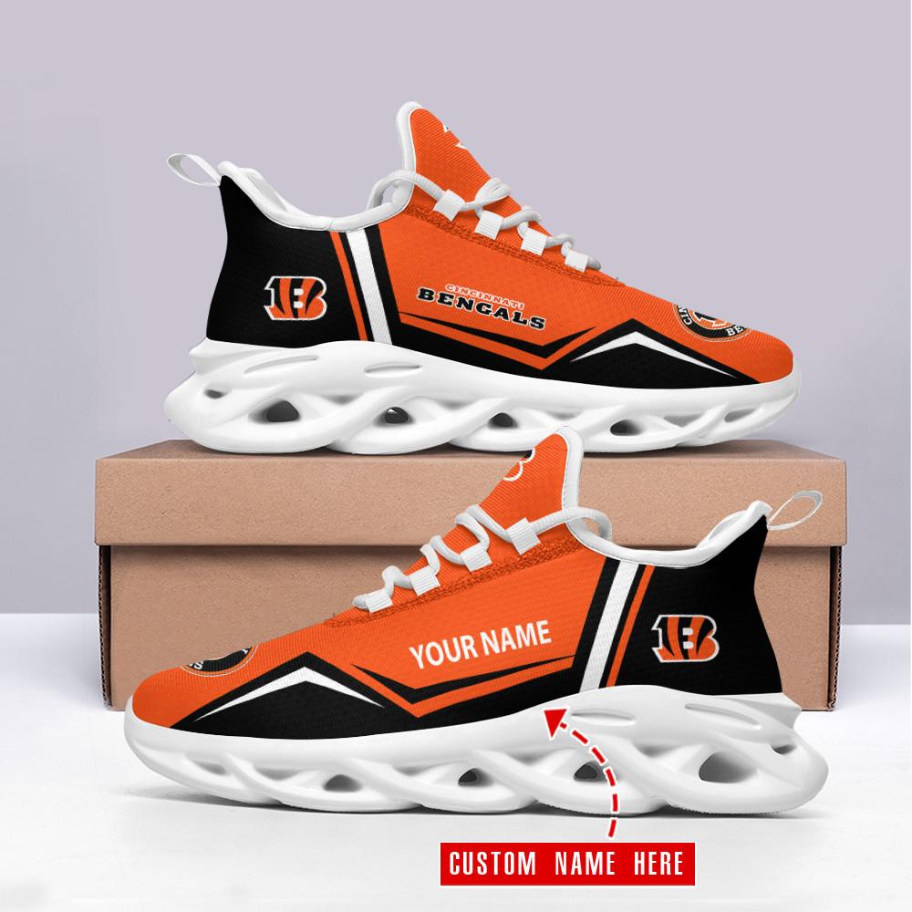 Cincinnati Bengals Max Soul Shoes Sneakers for Men And Women – NFL Football Fan Shoes, Team Sneakers - Image 3