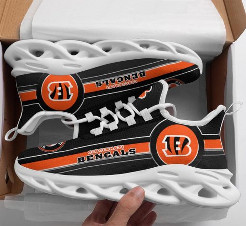 Cincinnati Bengals Max Soul Shoes Sneakers for Men And Women – NFL Football Fan Shoes, Team Sneakers - Image 6