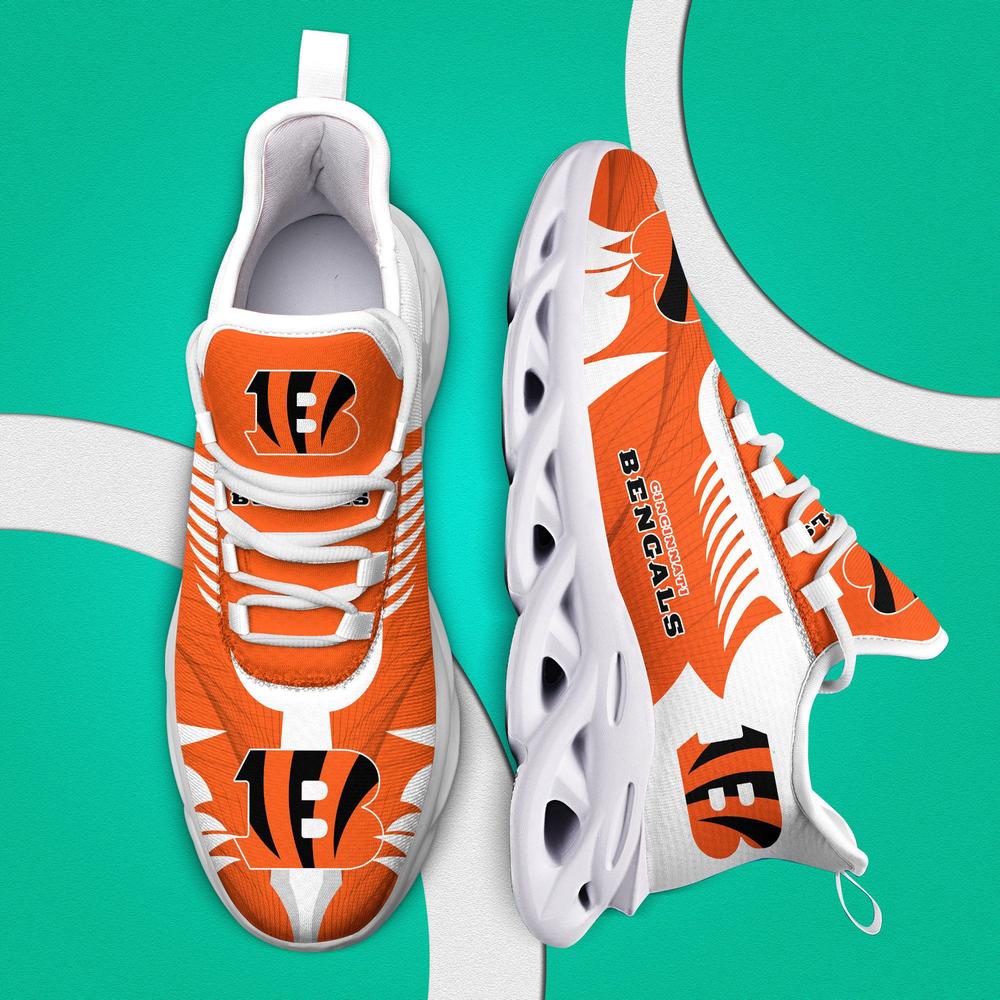 Cincinnati Bengals Max Soul Shoes Sneakers for Men And Women – NFL Football Fan Shoes, Team Sneakers - Image 5