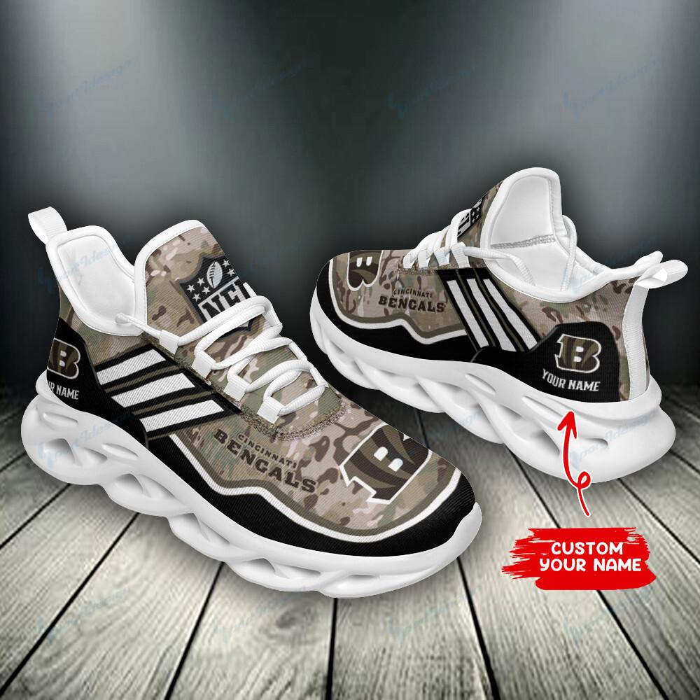 Cincinnati Bengals Max Soul Shoes Sneakers for Men And Women – NFL Football Fan Shoes, Team Sneakers - Image 3