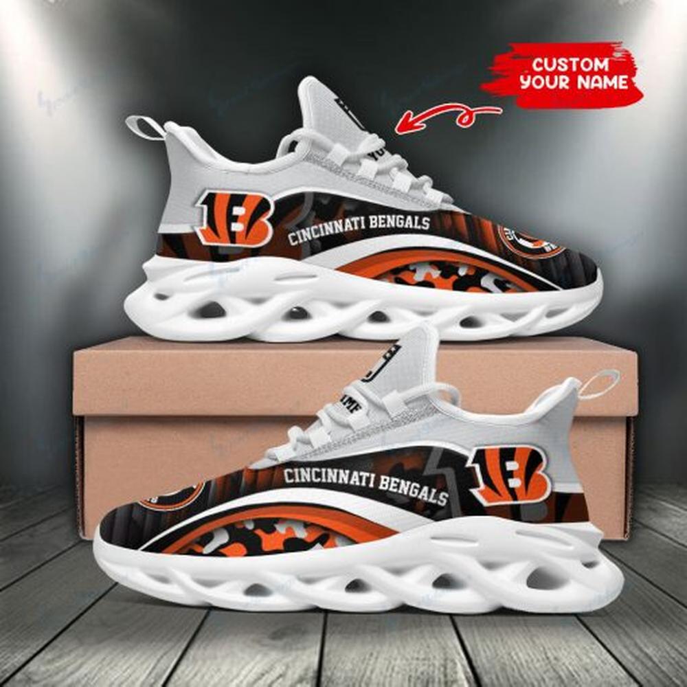 Cincinnati Bengals Max Soul Shoes Sneakers for Men And Women – NFL Football Fan Shoes, Team Sneakers - Image 5