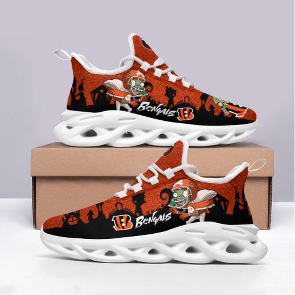 Cincinnati Bengals Max Soul Shoes Sneakers for Men And Women – NFL Football Fan Shoes, Team Sneakers - Image 3