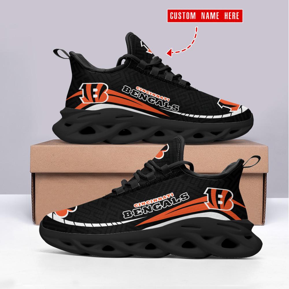 Cincinnati Bengals Max Soul Shoes Sneakers for Men And Women – NFL Football Fan Shoes, Team Sneakers - Image 3