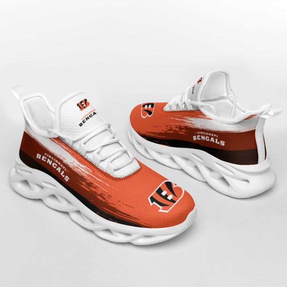 Cincinnati Bengals Max Soul Shoes Sneakers for Men And Women – NFL Football Fan Shoes, Team Sneakers - Image 3