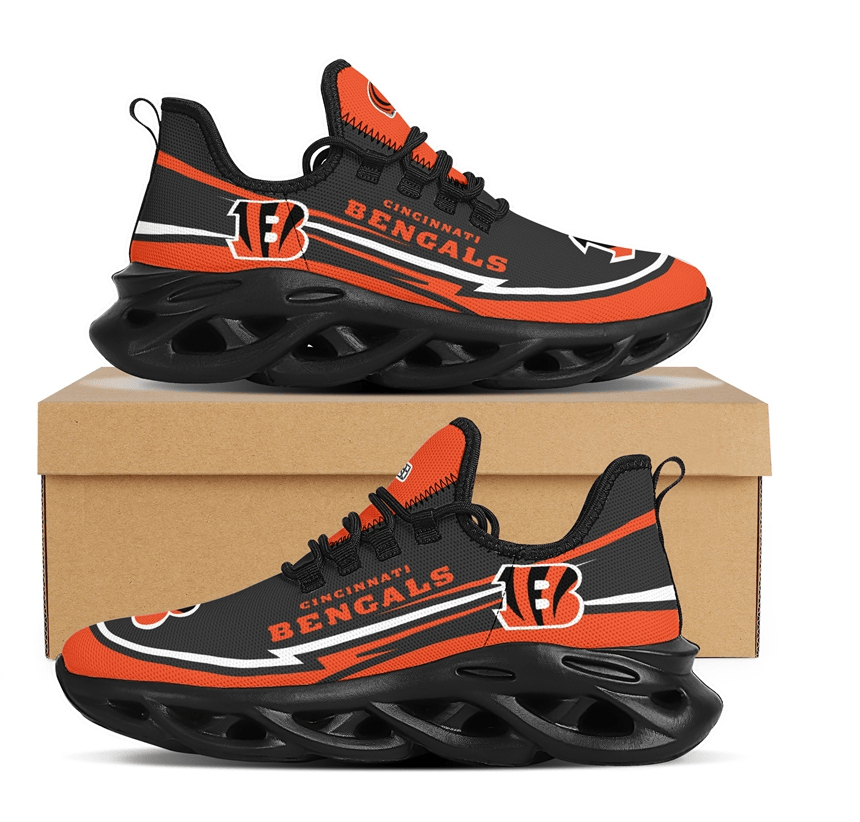Cincinnati Bengals Max Soul Shoes Sneakers for Men And Women – NFL Football Fan Shoes, Team Sneakers - Image 3