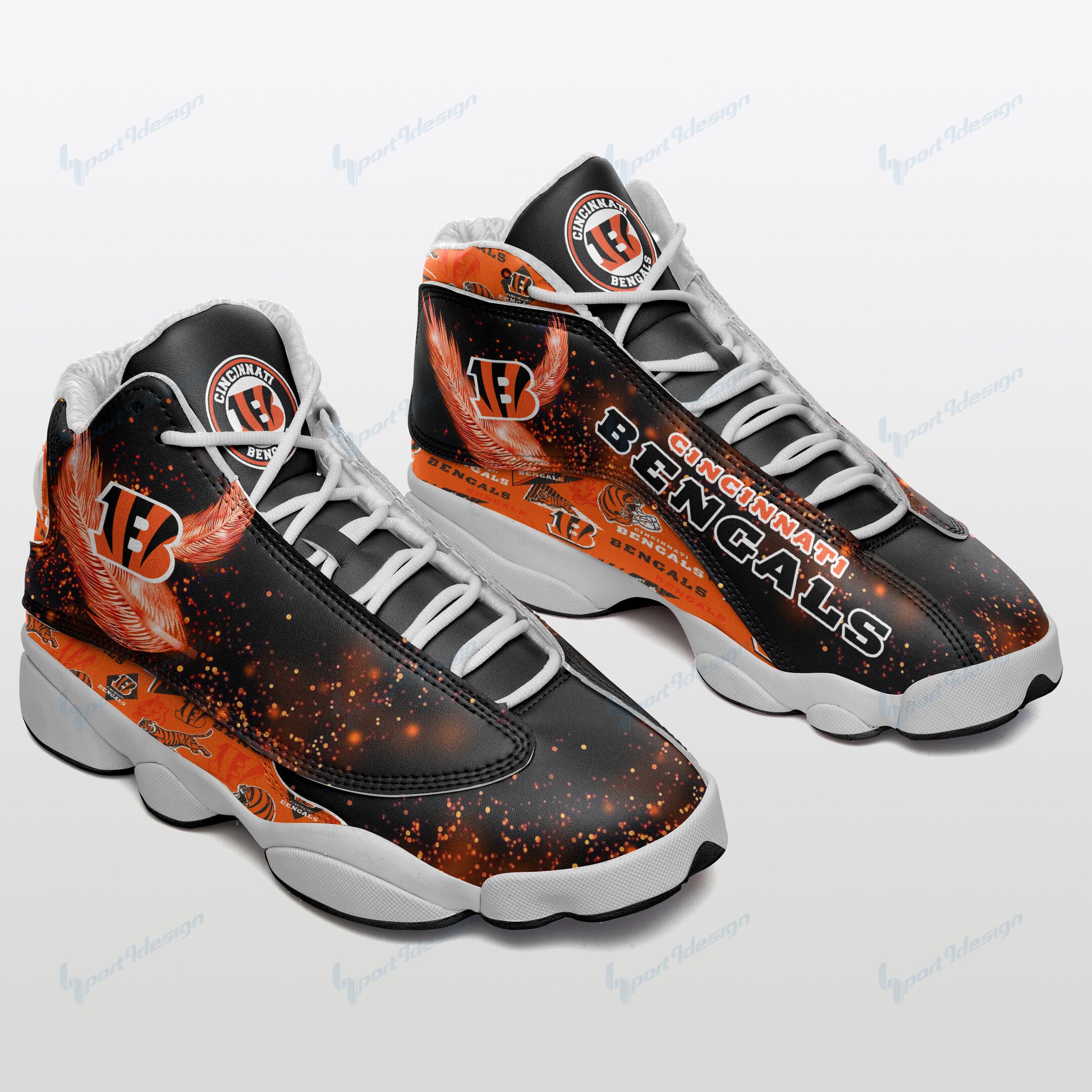 Cincinnati Bengals NFL JD13 Sneakers Shoes for Men & Women | Custom Fan Gift