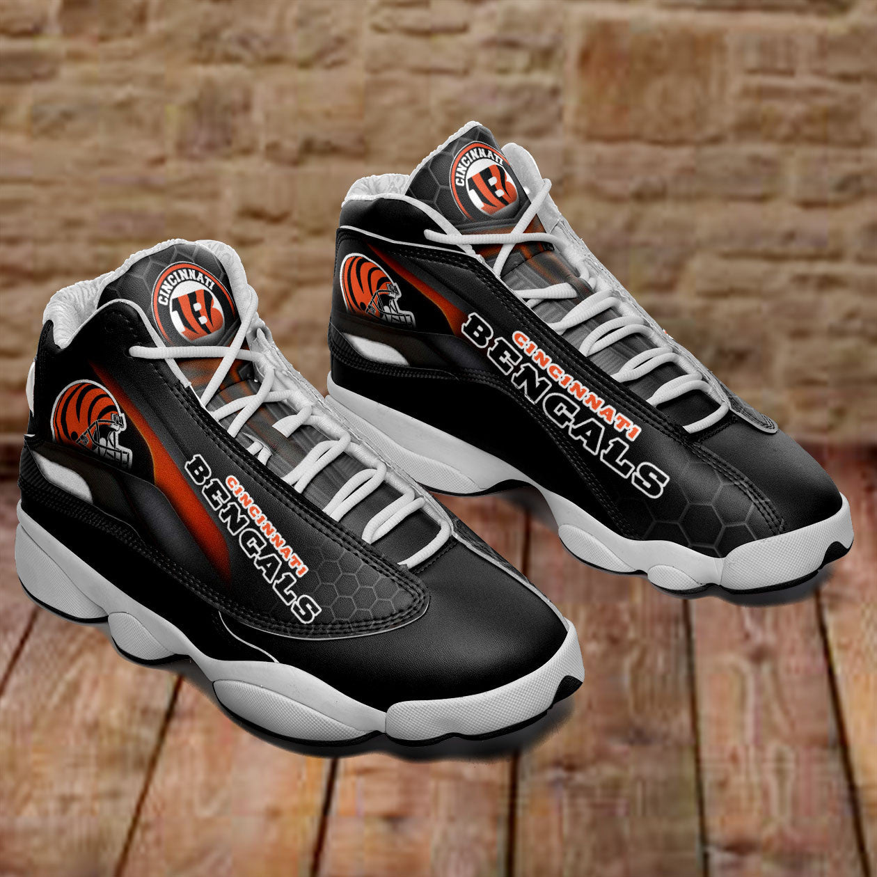 Cincinnati Bengals NFL JD13 Sneakers Shoes for Men & Women | Custom Fan Gift
