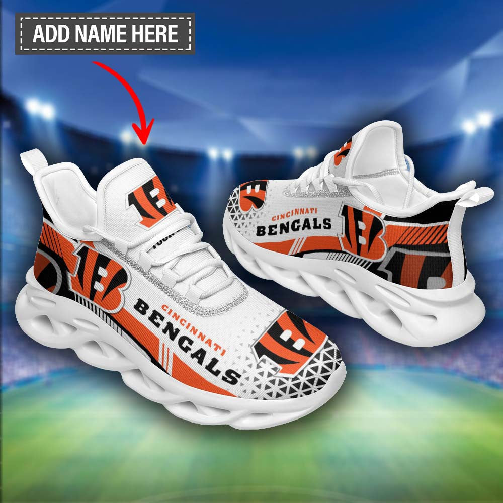 Cincinnati Bengals NFL Max Soul Shoes Sneakers for Men And Women – NFL Football Fan Shoes, Team Sneakers - Image 4