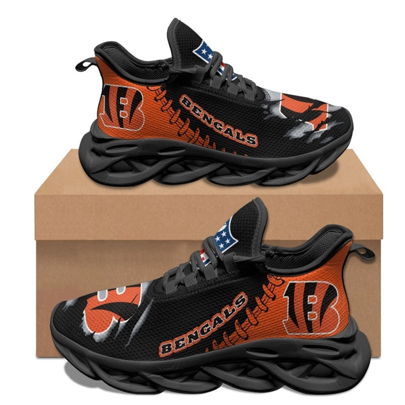 Cincinnati Bengals NFL Max Soul Shoes Sneakers for Men And Women – NFL Football Fan Shoes, Team Sneakers - Image 3
