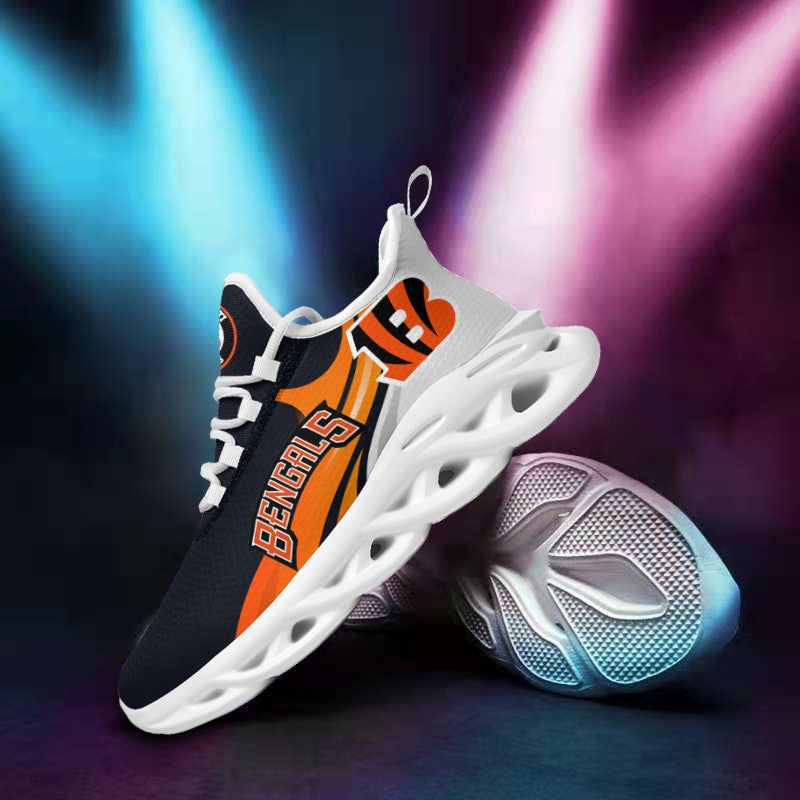 Cincinnati Bengals NFL Max Soul Shoes Sneakers for Men And Women – NFL Football Fan Shoes, Team Sneakers - Image 4