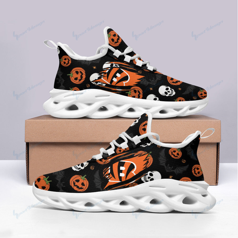 Cincinnati Bengals NFL Max Soul Shoes Sneakers for Men And Women – NFL Football Fan Shoes, Team Sneakers