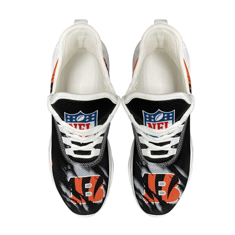 Cincinnati Bengals NFL Max Soul Shoes Sneakers for Men And Women – NFL Football Fan Shoes, Team Sneakers - Image 5
