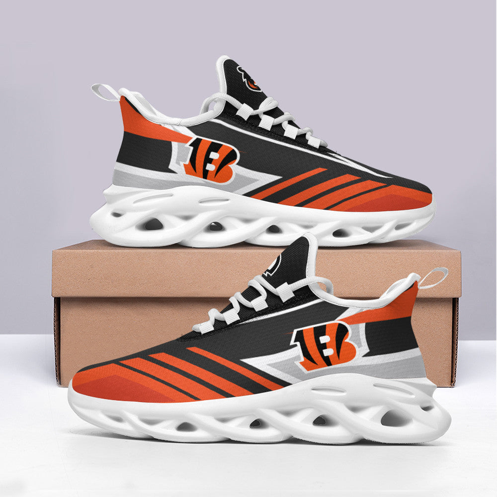 Cincinnati Bengals NFL Max Soul Shoes Sneakers for Men And Women – NFL Football Fan Shoes, Team Sneakers - Image 3