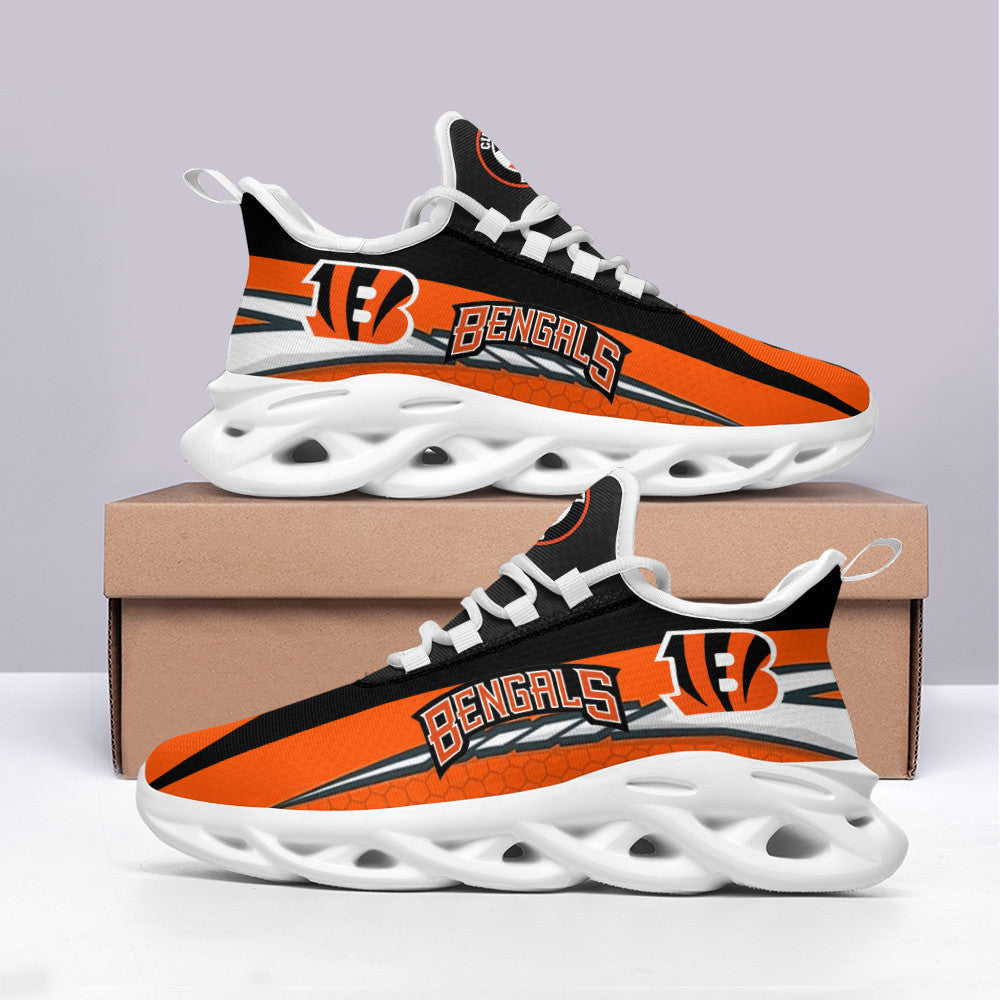 Cincinnati Bengals NFL Max Soul Shoes Sneakers for Men And Women – NFL Football Fan Shoes, Team Sneakers - Image 3