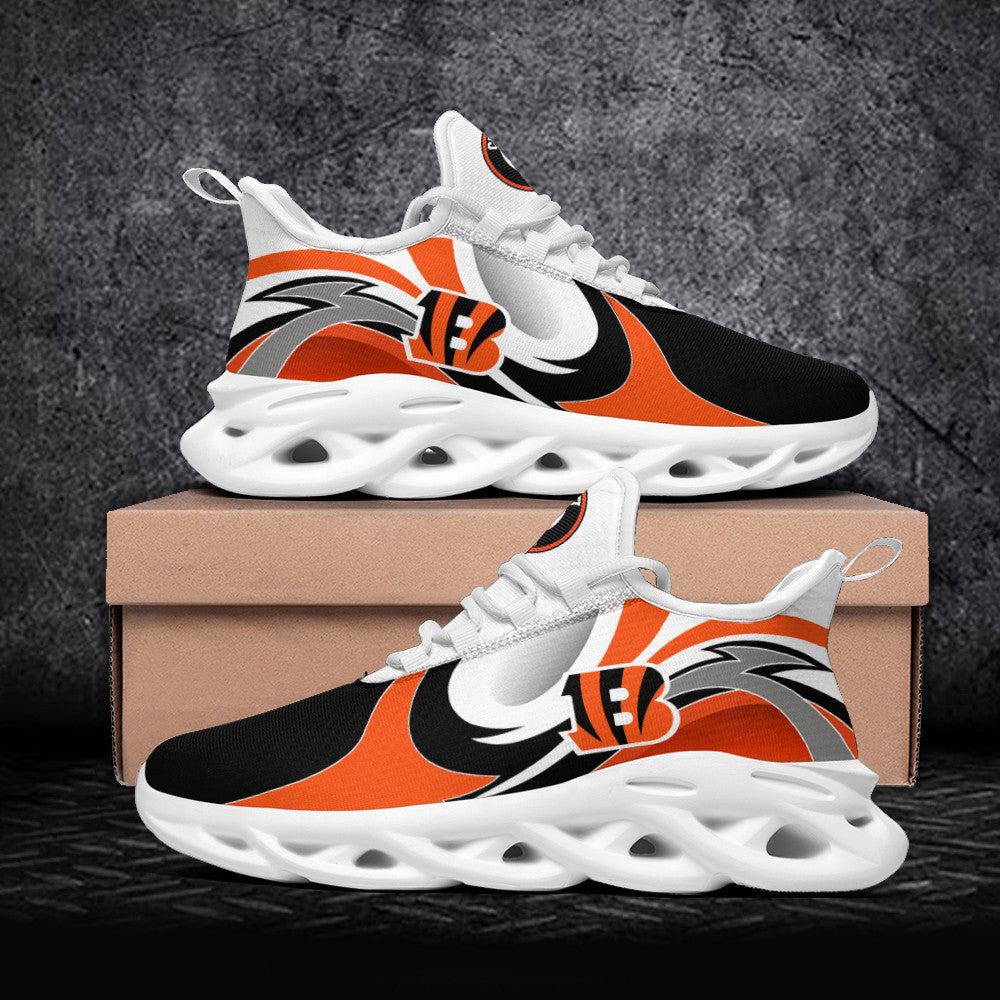 Cincinnati Bengals NFL Max Soul Shoes Sneakers for Men And Women – NFL Football Fan Shoes, Team Sneakers - Image 3