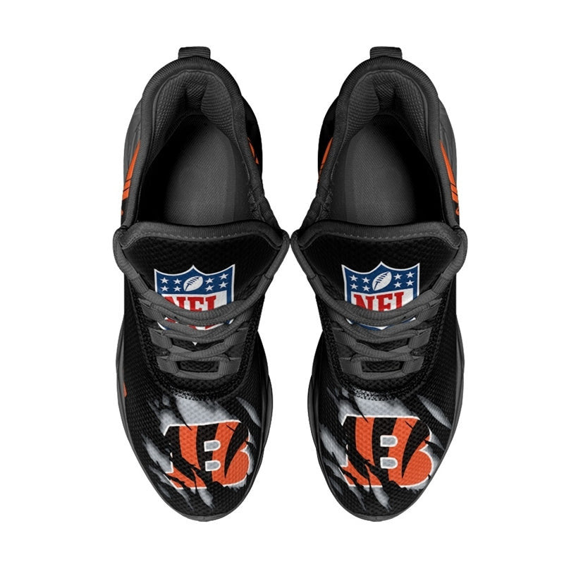 Cincinnati Bengals NFL Max Soul Shoes Sneakers for Men And Women – NFL Football Fan Shoes, Team Sneakers - Image 6