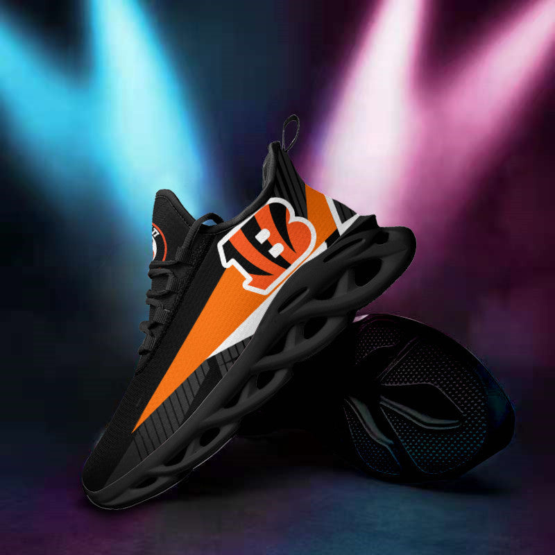 Cincinnati Bengals NFL Max Soul Shoes Sneakers for Men And Women – NFL Football Fan Shoes, Team Sneakers - Image 4