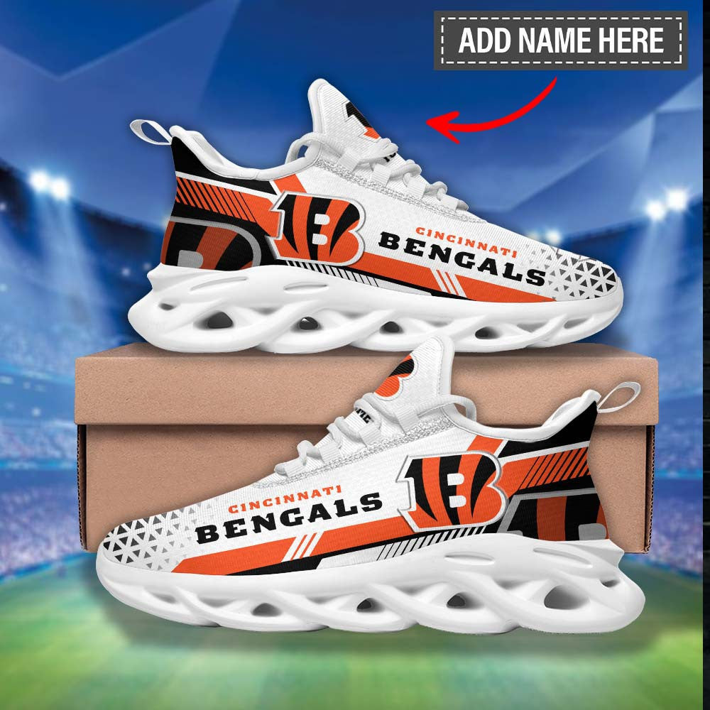 Cincinnati Bengals NFL Max Soul Shoes Sneakers for Men And Women – NFL Football Fan Shoes, Team Sneakers - Image 3