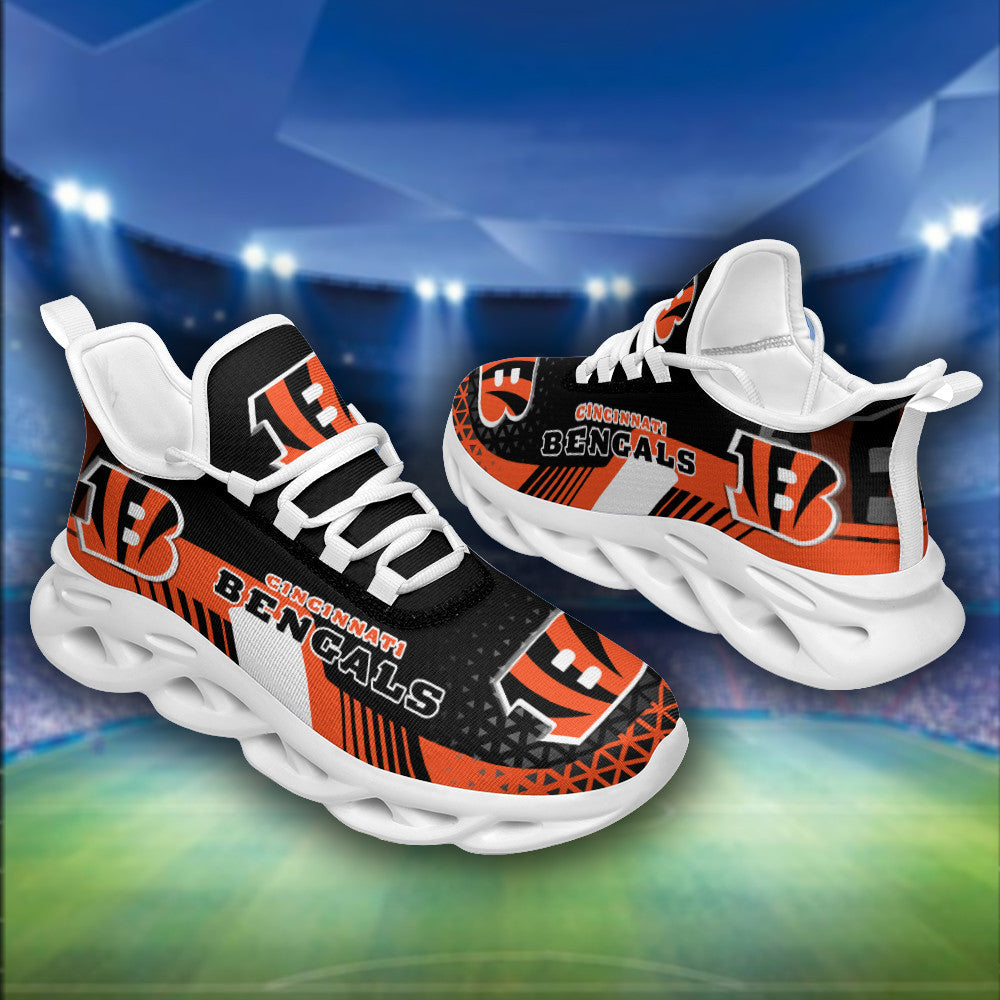 Cincinnati Bengals NFL Max Soul Shoes Sneakers for Men And Women – NFL Football Fan Shoes, Team Sneakers - Image 6