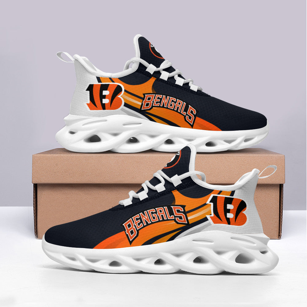 Cincinnati Bengals NFL Max Soul Shoes Sneakers for Men And Women – NFL Football Fan Shoes, Team Sneakers - Image 3