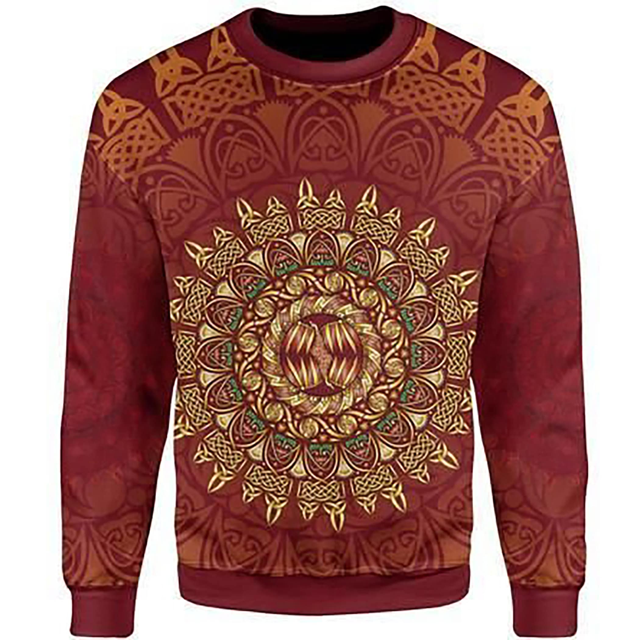 Circle Pattern Ugly Christmas Sweater