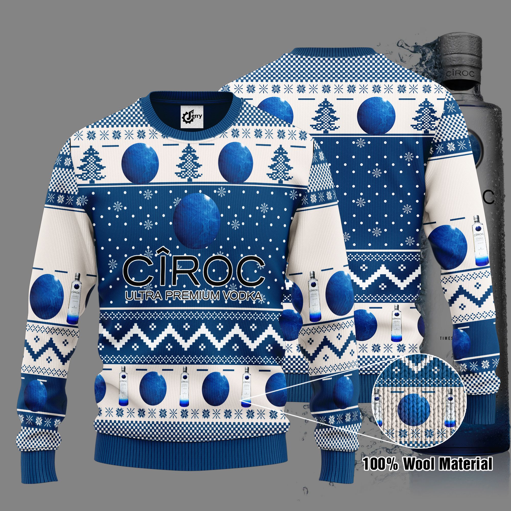 CIROC 3D Print Ugly Christmas Sweater, Hoodie, Zip Hoodie, Bomber Jacket