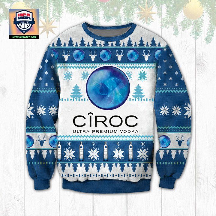 Ciroc Vodka Ugly Christmas Sweater