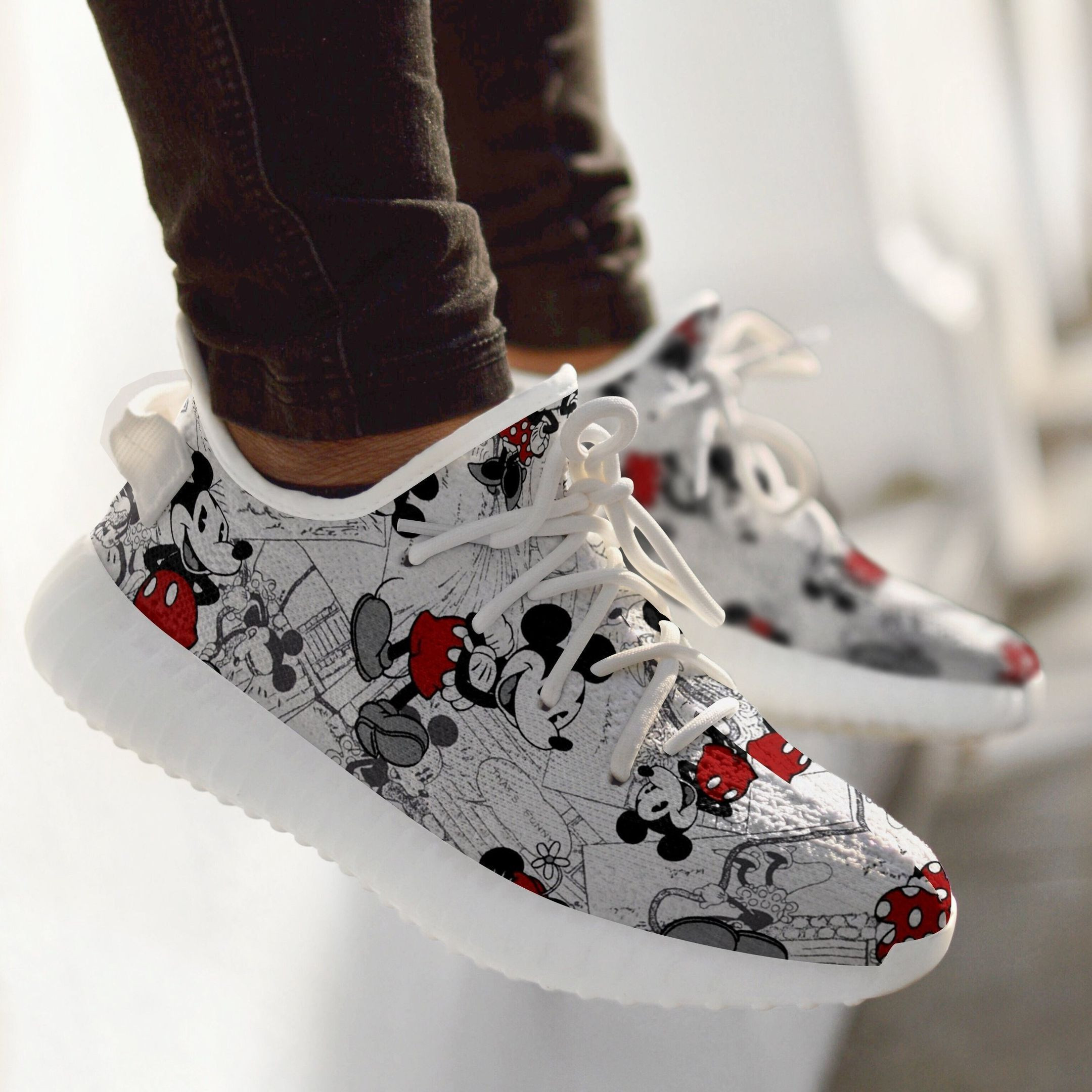 Classic Mickey Mouse Shoes Sneakers