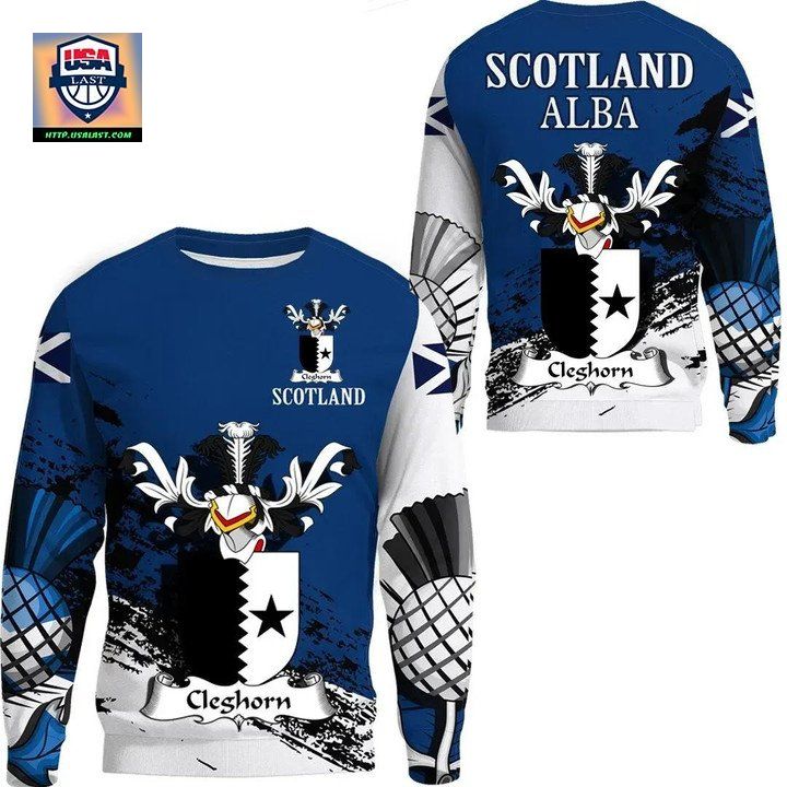 Cleghorn Scottish Family Crest Scotland Special Sweater 