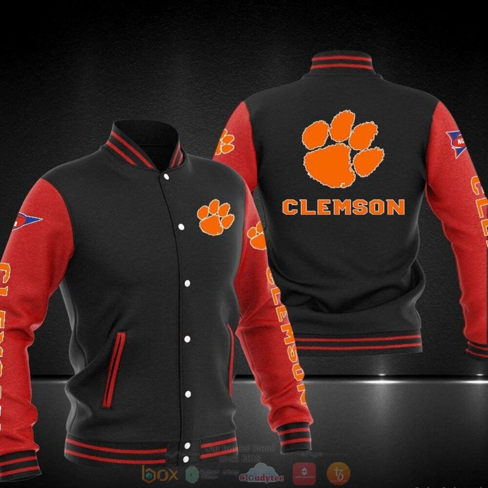 Clemson Tigers Varsity Baseball Jacket for Men & Women | NCAA Team Fan Gift