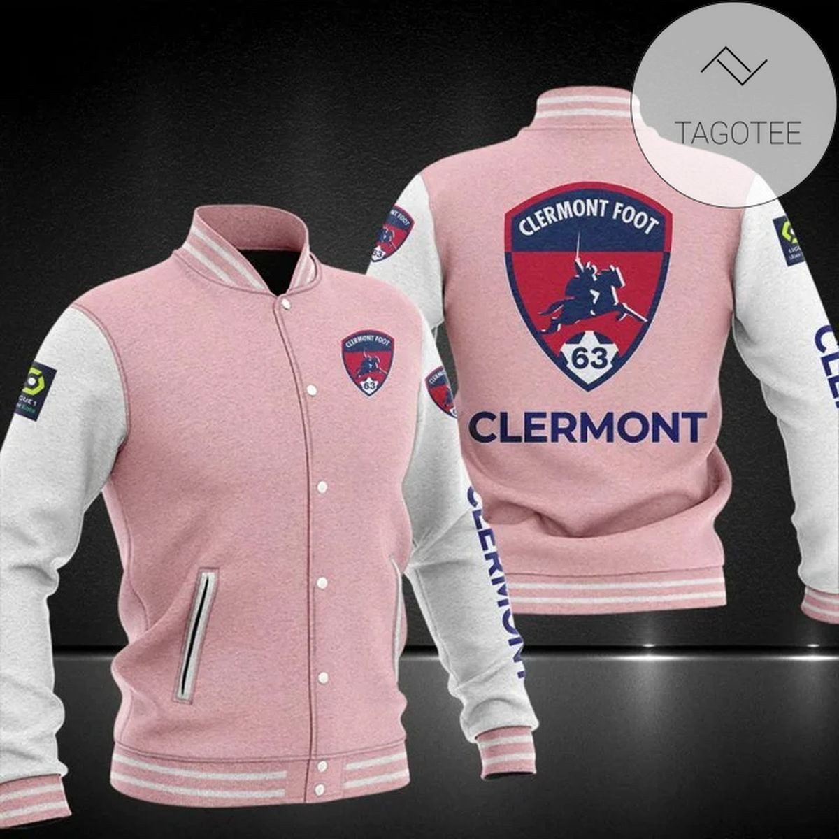 Clermont Foot 63 Varsity Baseball Jacket for Men & Women | Soccer Team Fan Gift