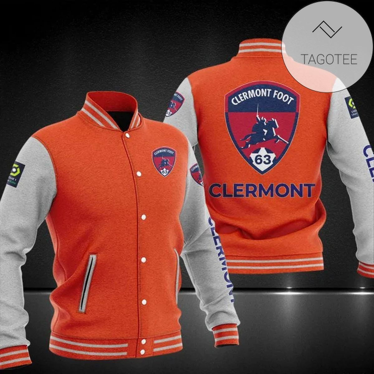 Clermont Foot 63 Varsity Baseball Jacket for Men & Women | Soccer Team Fan Gift