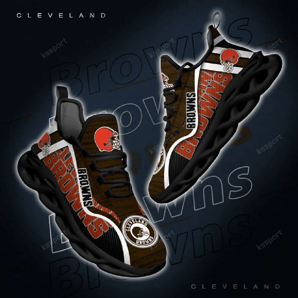 Cleveland Browns Max Soul Shoes Sneakers for Men And Women – NFL Football Fan Shoes, Team Sneakers - Image 6