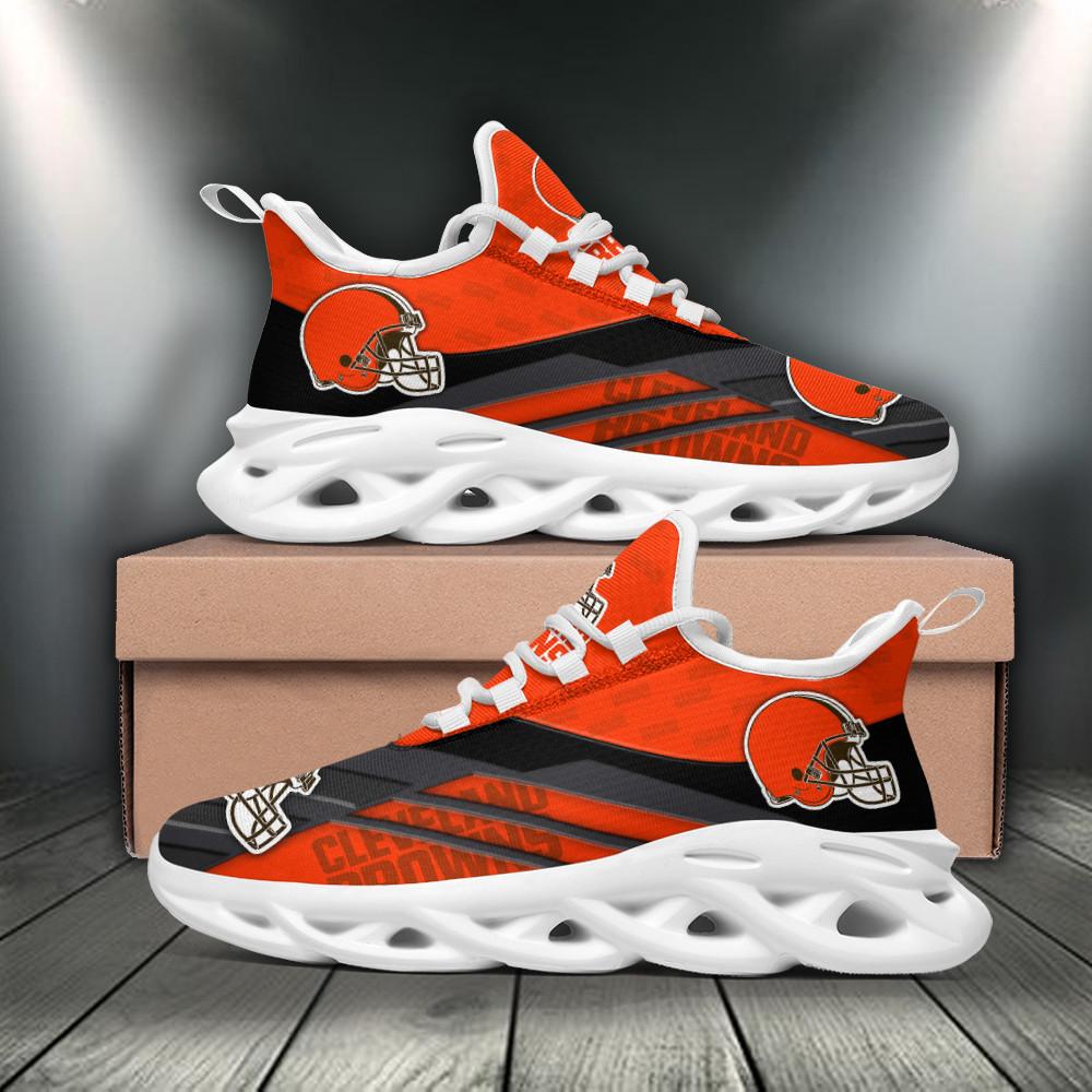 Cleveland Browns Max Soul Shoes Sneakers for Men And Women – NFL Football Fan Shoes, Team Sneakers - Image 3
