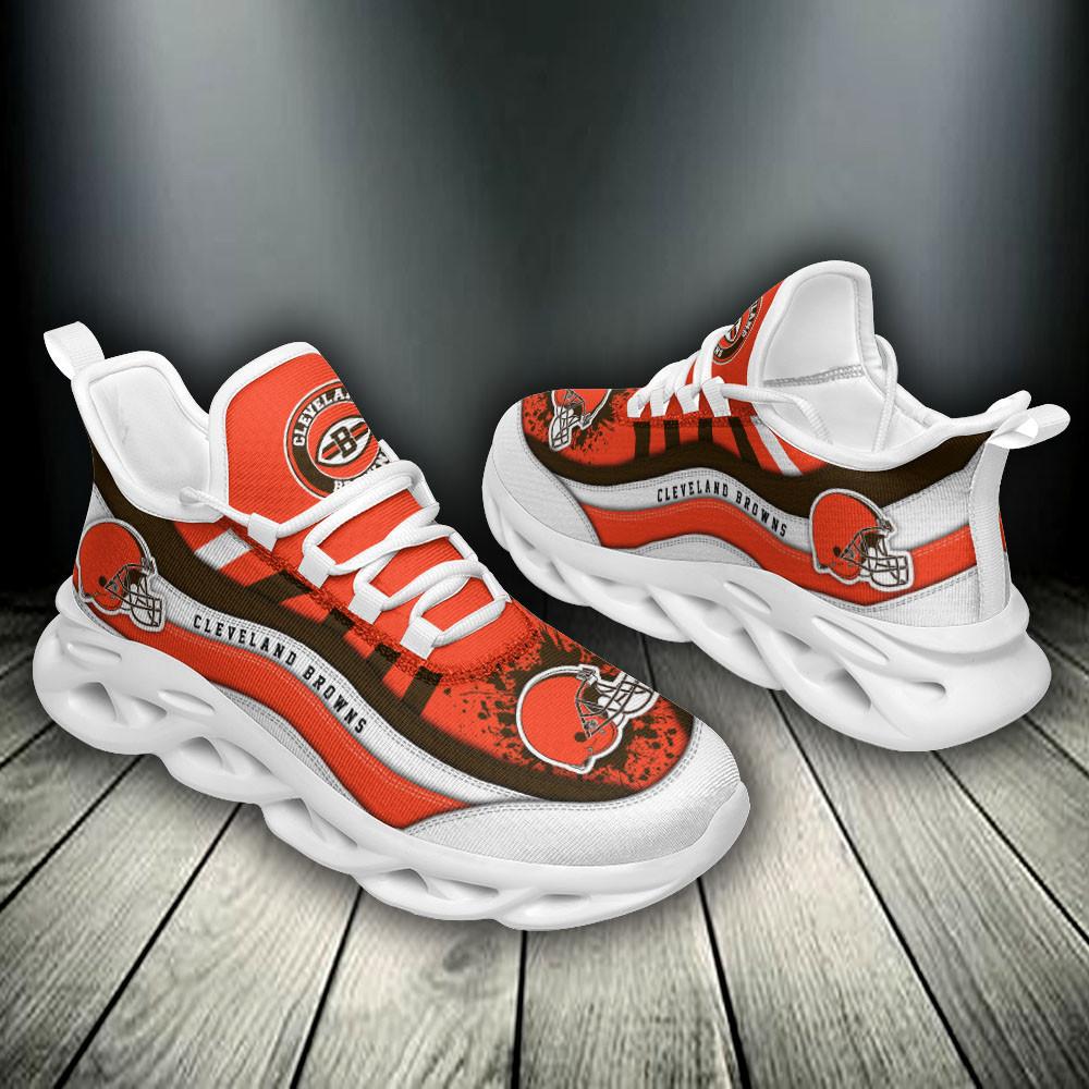 Cleveland Browns Max Soul Shoes Sneakers for Men And Women – NFL Football Fan Shoes, Team Sneakers - Image 4