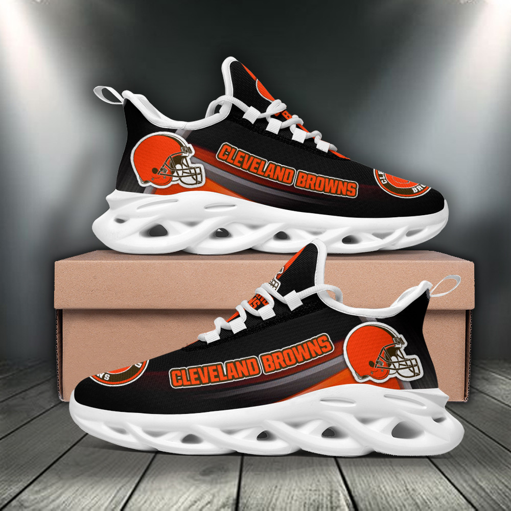 Cleveland Browns Max Soul Shoes Sneakers for Men And Women – NFL Football Fan Shoes, Team Sneakers
