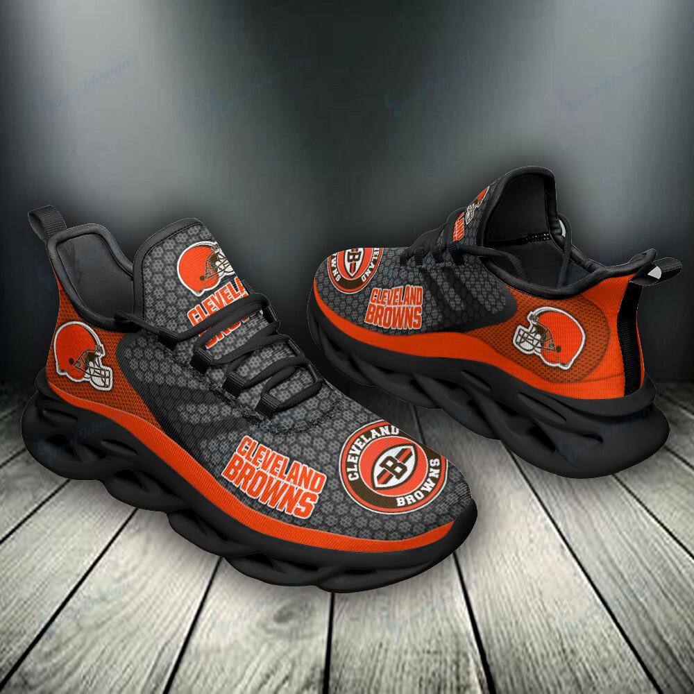 Cleveland Browns Max Soul Shoes Sneakers for Men And Women – NFL Football Fan Shoes, Team Sneakers - Image 4