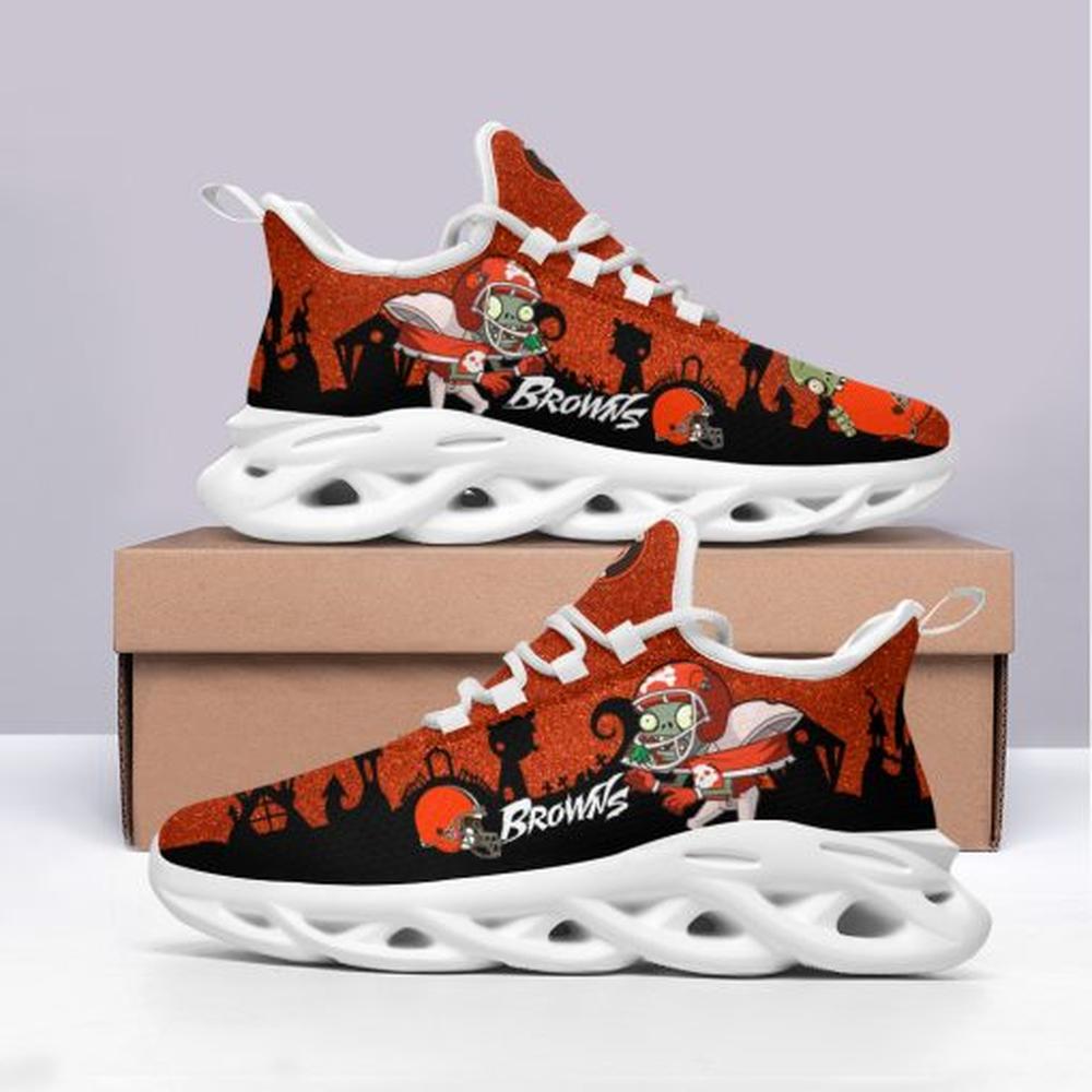 Cleveland Browns Max Soul Shoes Sneakers for Men And Women – NFL Football Fan Shoes, Team Sneakers - Image 3